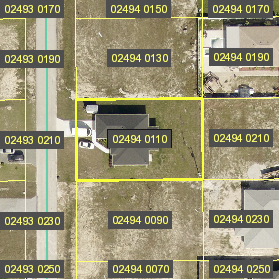 Parcel Arial View