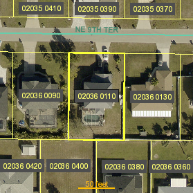 Parcel Arial View